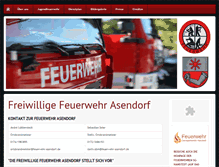 Tablet Screenshot of feuerwehr-asendorf.de